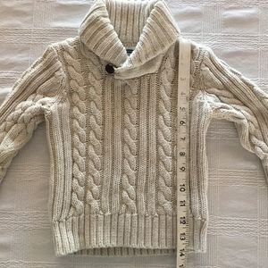 Adorable Boys Shawl Collar Sweater 2T